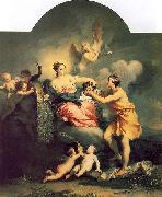 Jacopo Amigoni Juno Receives the Head of Argus Sweden oil painting reproduction